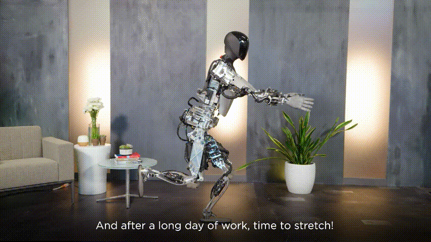 大阳城集团娱乐特斯拉“擎天柱”浇花瑜伽样样行动作捕捉让机器人更像人(图1)